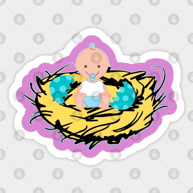 Hatching Sticker by subhadarshini